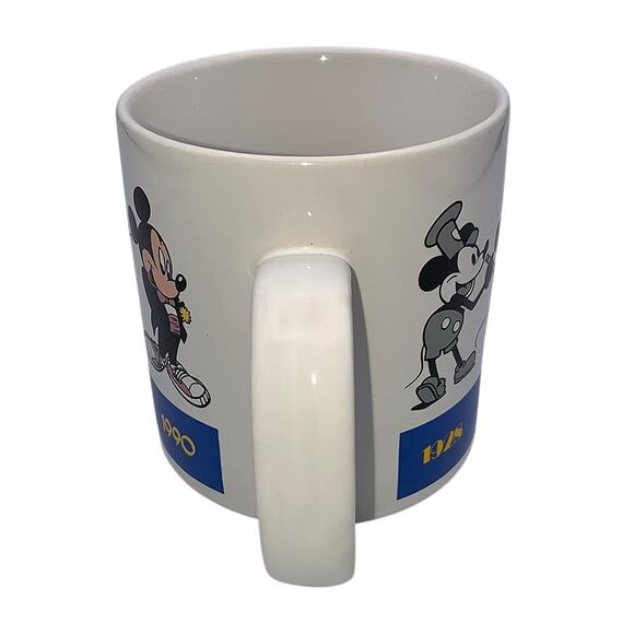 Vintage 1990s Disney Mickey Mouse Through the Years Ceramic Mug Applause 33417 - Picture 5 of 7
